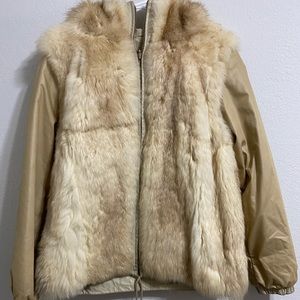 Vintage Leather & Fur Jacket